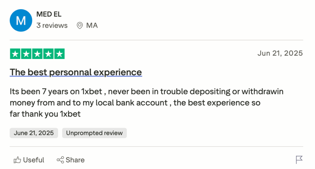 Reseña con experiencia a largo plazo y pagos seguros en 1xCasino