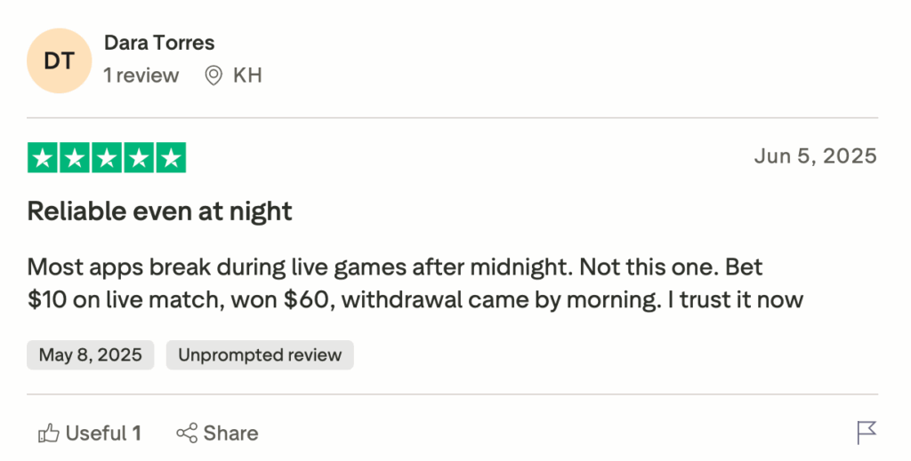 Comentario sobre estabilidad en apuestas en vivo y retiros confiables en 1xCasino